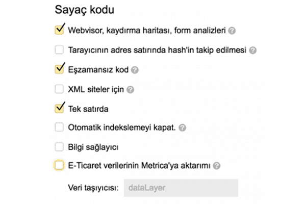 Yandex Metrika Nasil Eklenir